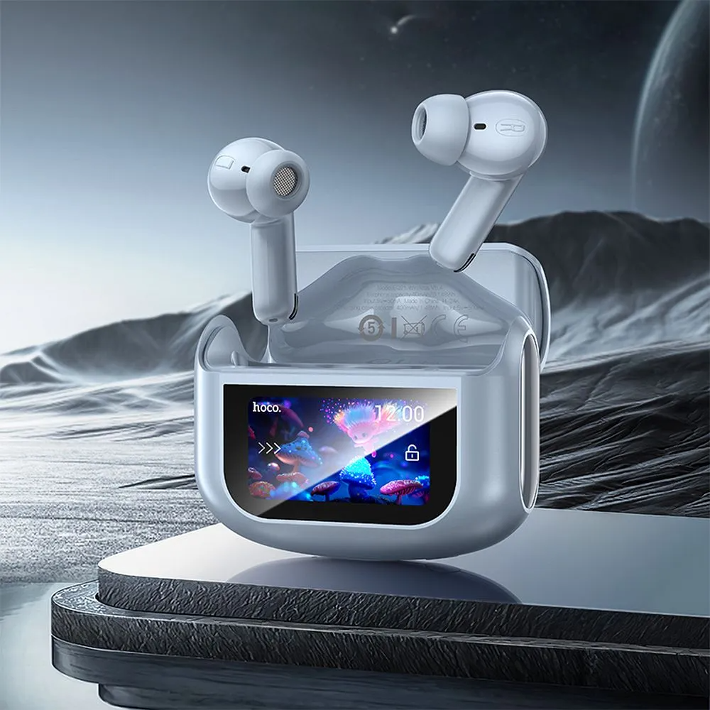 Handsfree Bluetooth HOCO EQ21, TWS, ANC, Blauw