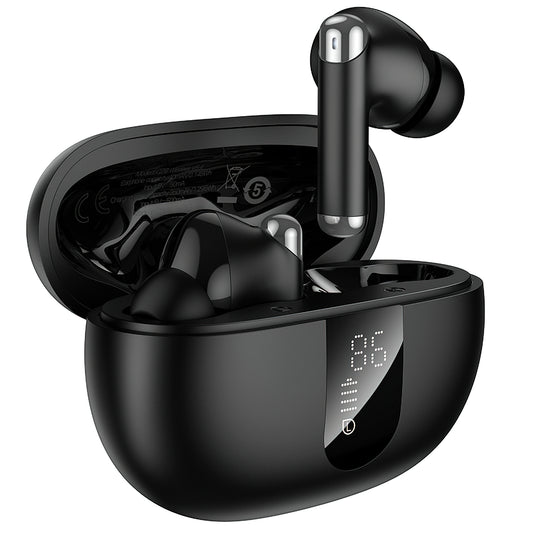 Handsfree Bluetooth HOCO EQ26, TWS, ANC, Zwart