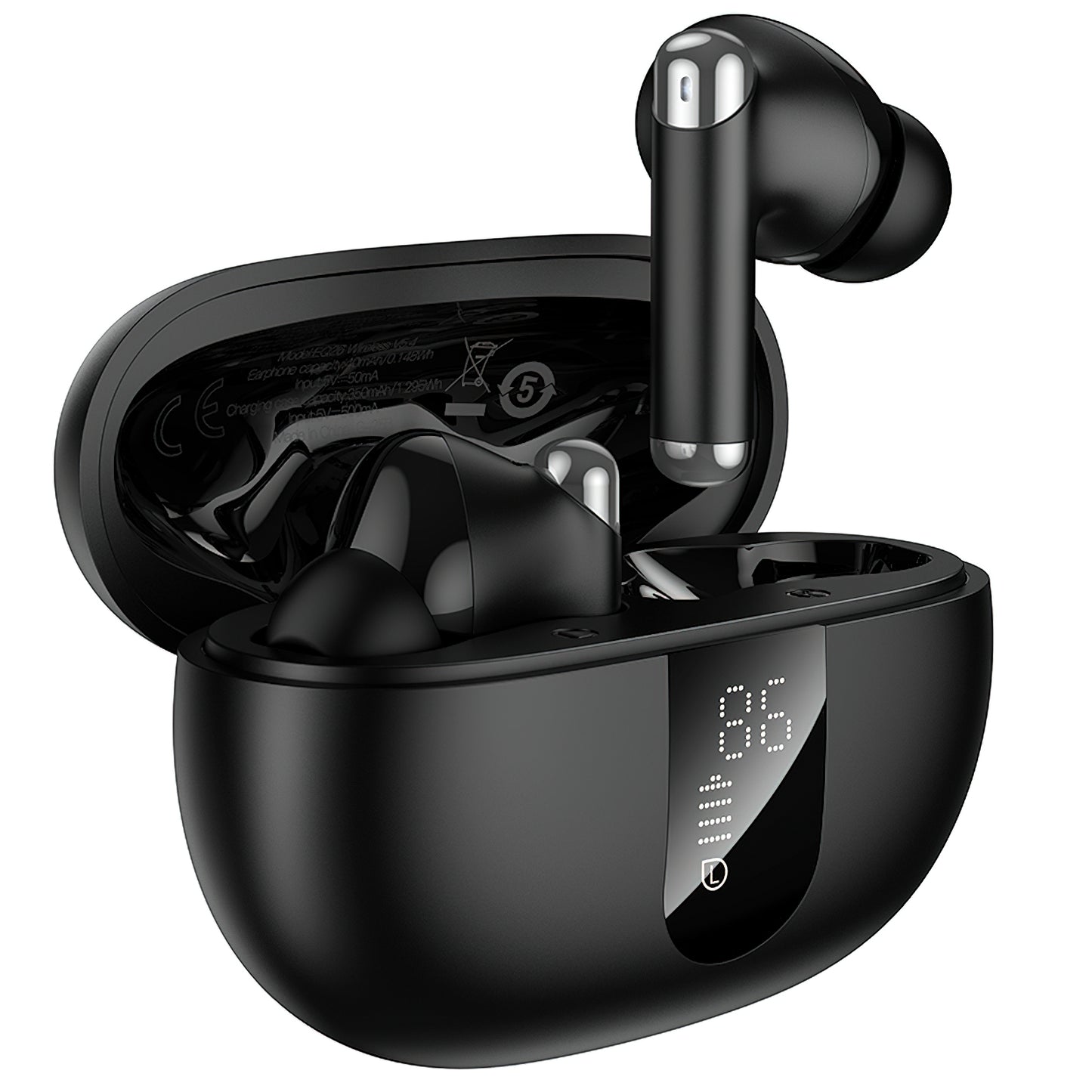 Handsfree Bluetooth HOCO EQ26, TWS, ANC, Zwart