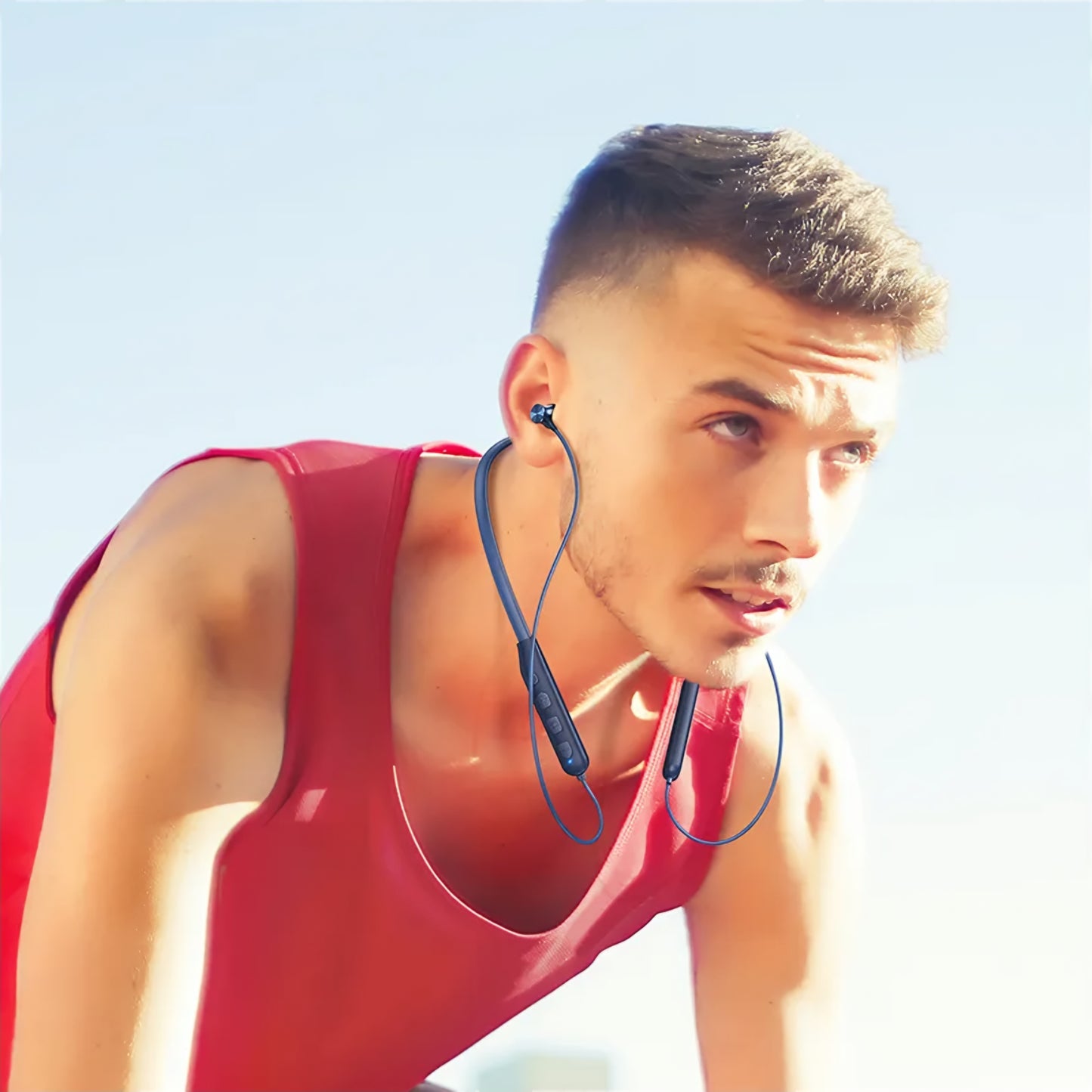 Handsfree Bluetooth HOCO ES64, A2DP, Blauw