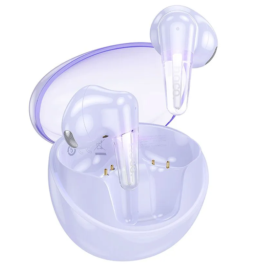 Handsfree Bluetooth HOCO EW202, TWS, Paars