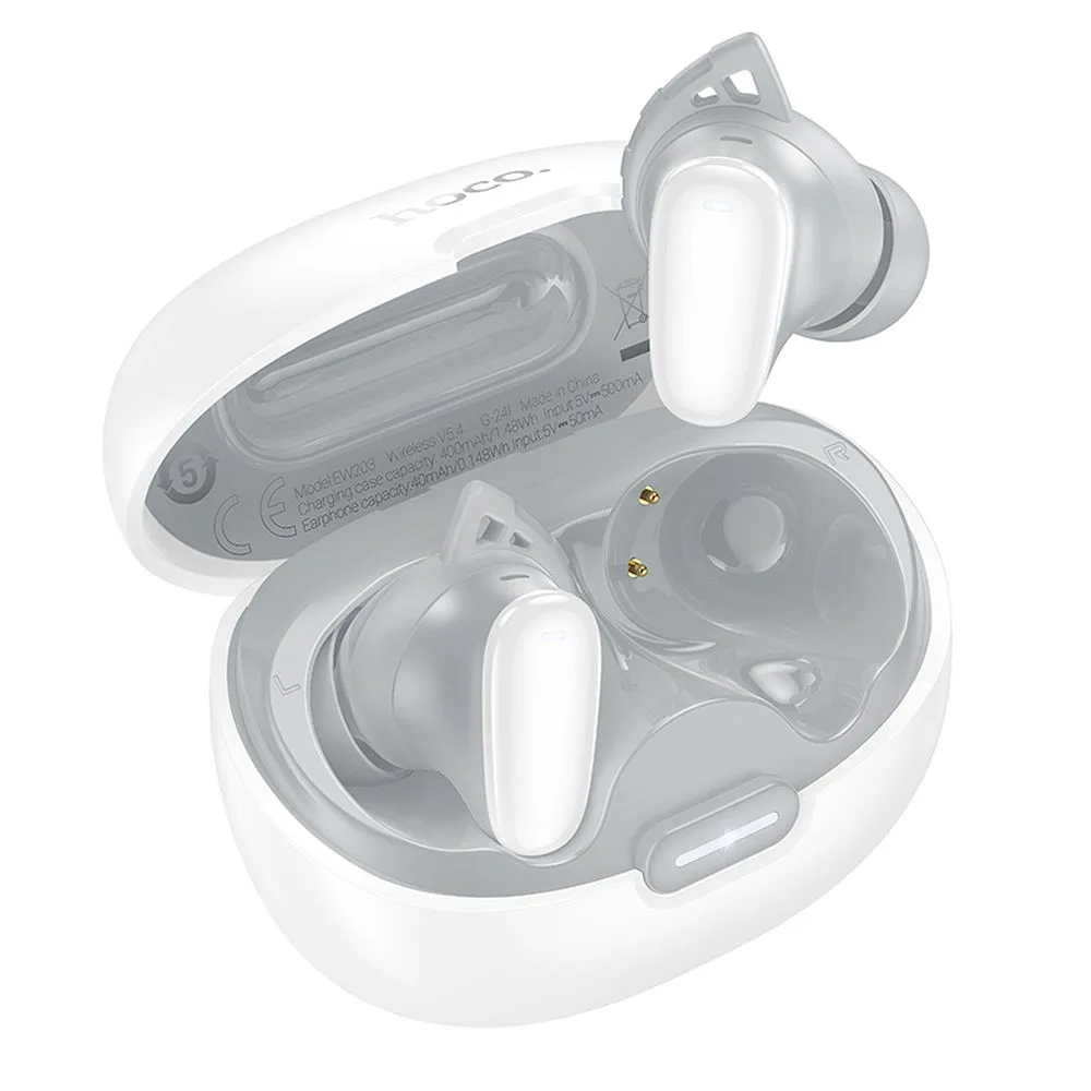 Handsfree Bluetooth HOCO EW203, TWS, Wit