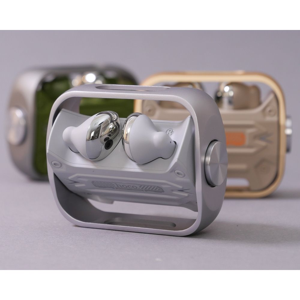Handsfree Bluetooth HOCO EW55, TWS, Zilver
