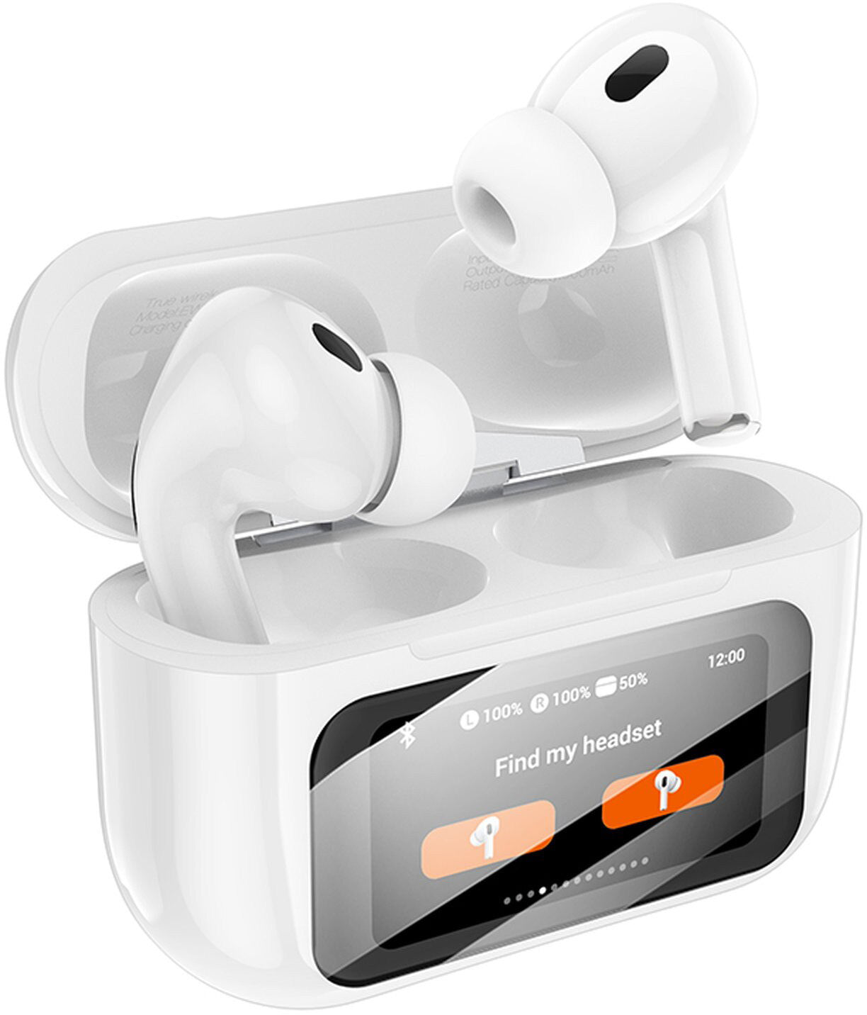 Bluetooth Handsfree HOCO EW72, TWS, ANC, Wit