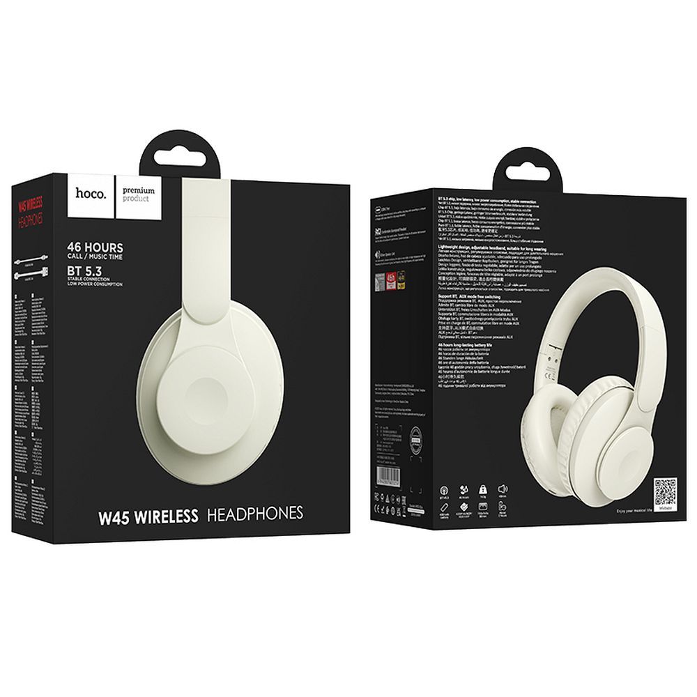 Handsfree Bluetooth HOCO W45, A2DP, Wit