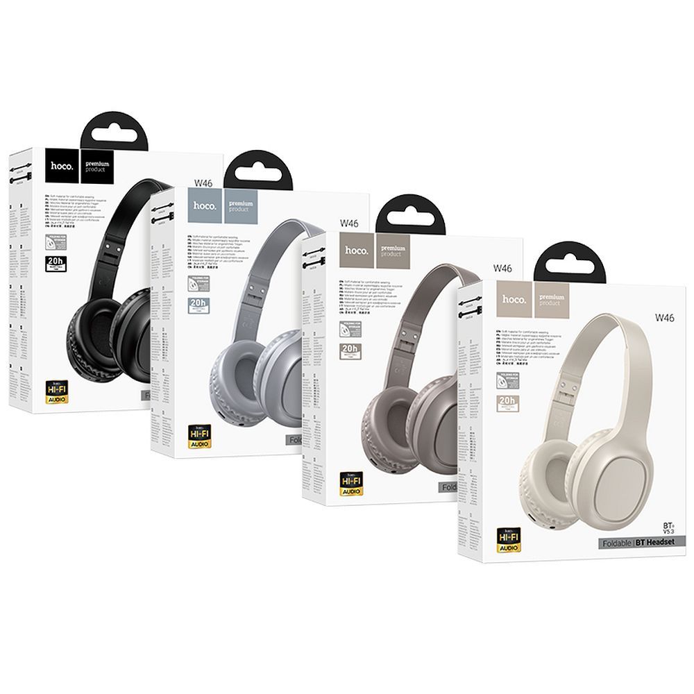 Handsfree Bluetooth HOCO W46, A2DP, Wit