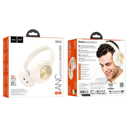HOCO W54 Bluetooth Handsfree, A2DP, ANC, White, Resealed