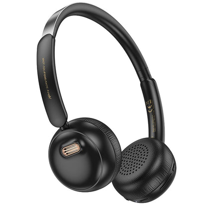 Handsfree Bluetooth HOCO W62, Zwart