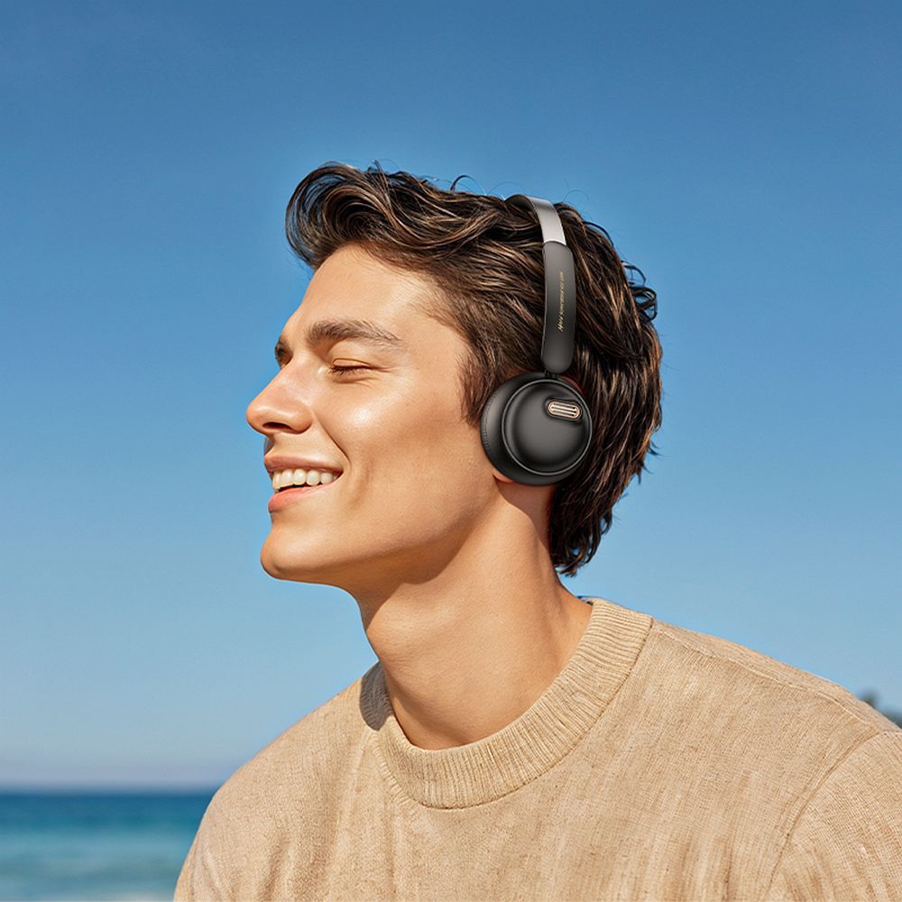 Handsfree Bluetooth HOCO W62, Zwart