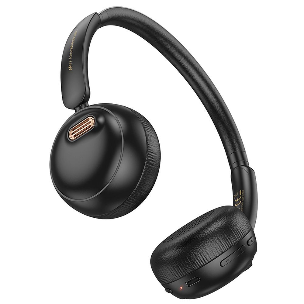 Handsfree Bluetooth HOCO W62, Zwart