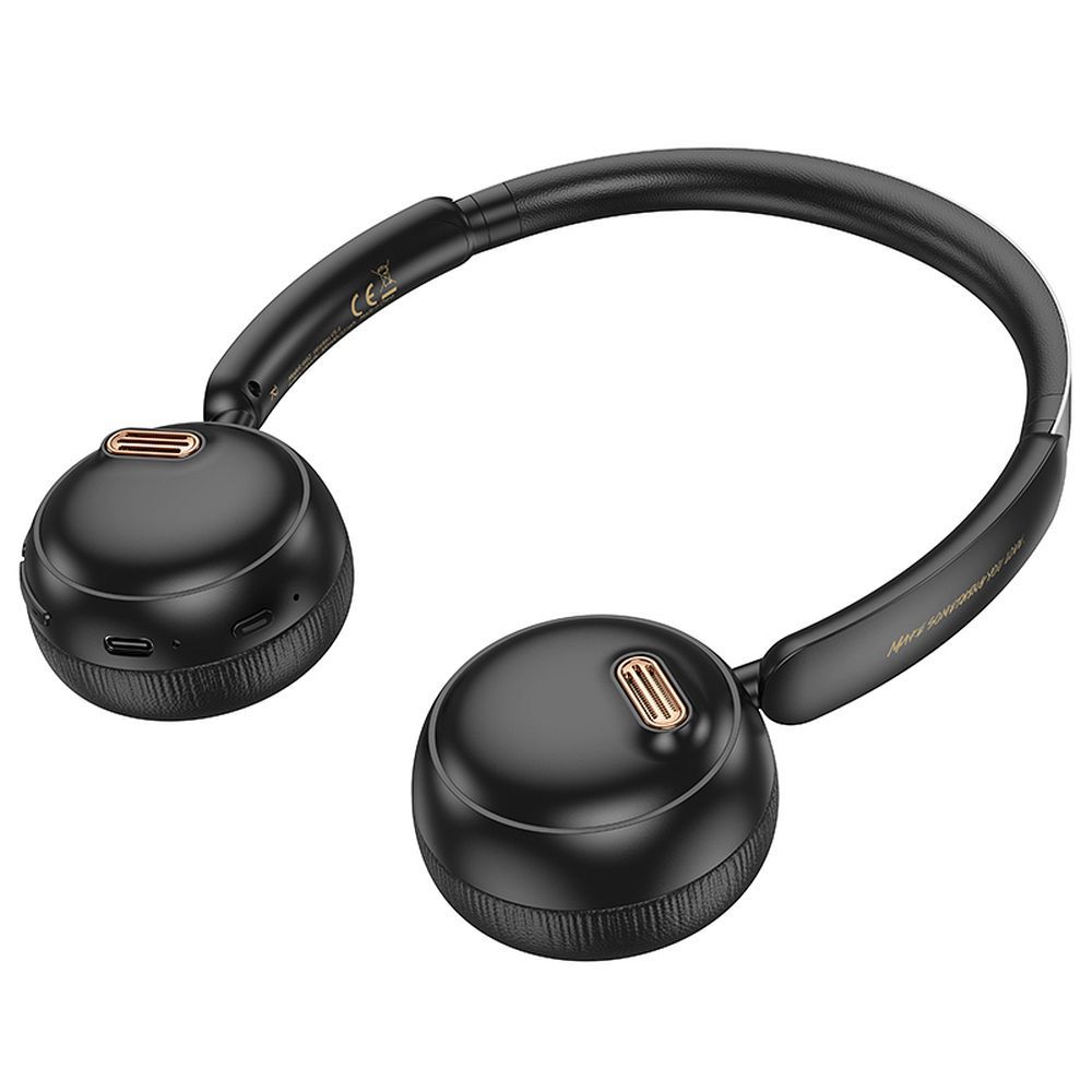 Handsfree Bluetooth HOCO W62, Zwart
