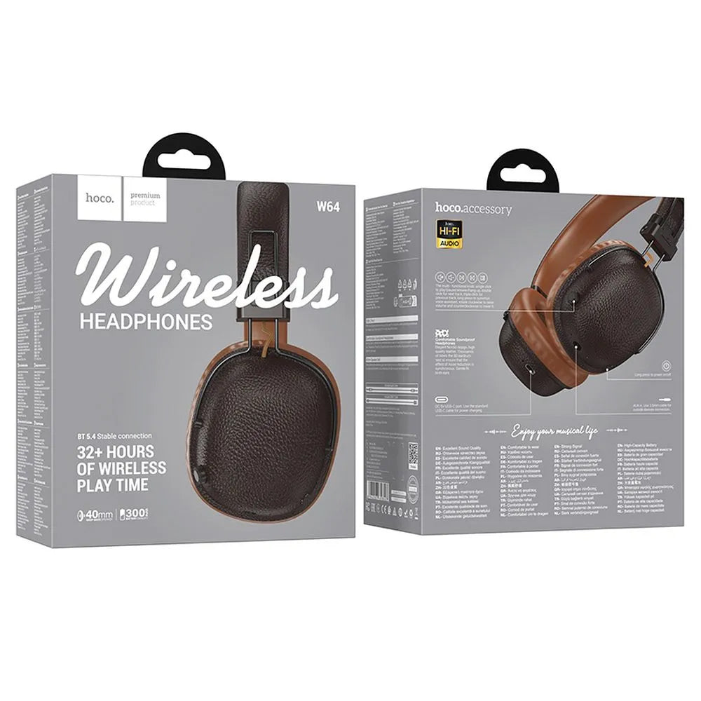 Handsfree Bluetooth HOCO W64, A2DP, Bruin