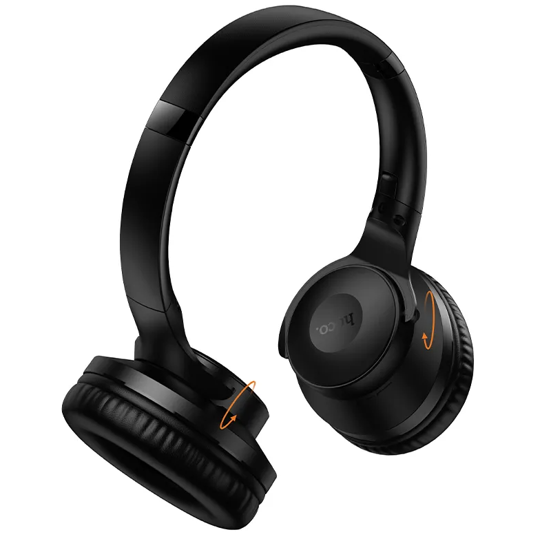 Handsfree Bluetooth HOCO W71, A2DP, Zwart