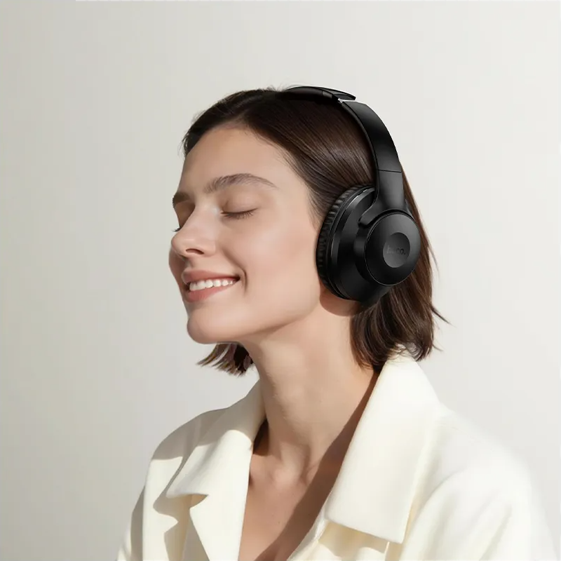 Handsfree Bluetooth HOCO W71, A2DP, Zwart
