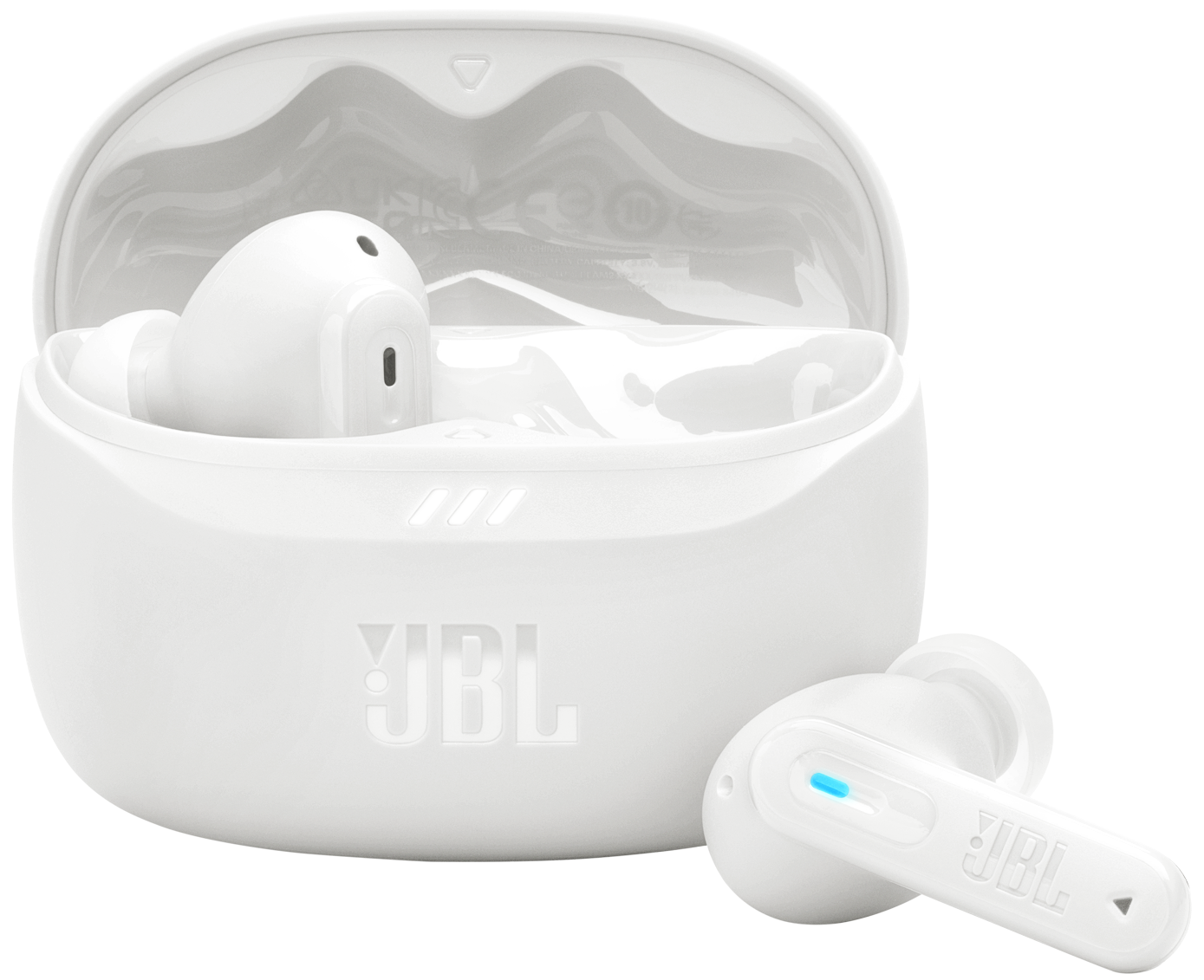 Handsfree Bluetooth JBL Tune Beam 2, TWS, ANC, MultiPoint, Wit JBLTBEAM2WHT
