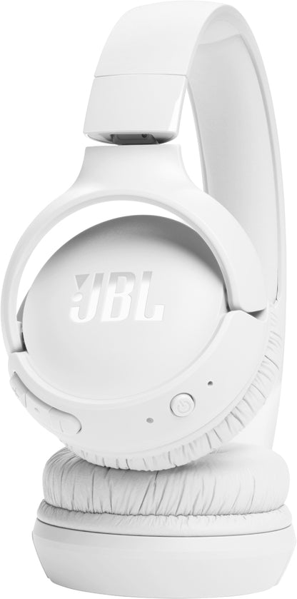 Handsfree Bluetooth JBL Tune 520BT, Multipunt, A2DP, Wit JBLT520BTWHT