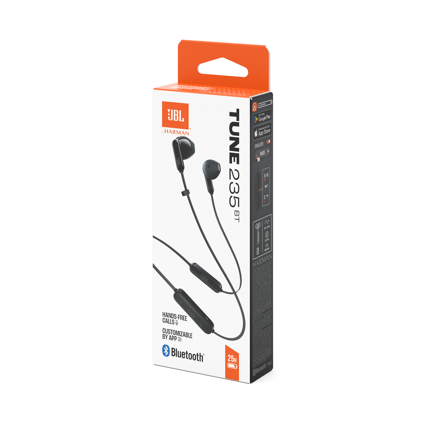 Handsfree Bluetooth JBL Tune 235BT, MultiPoint, A2DP, Zwart JBLT235BTBLK