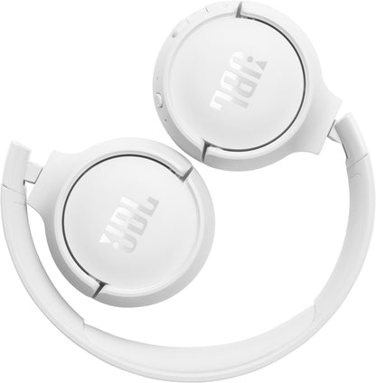 Handsfree Bluetooth JBL Tune 520BT, Multipunt, A2DP, Wit JBLT520BTWHT