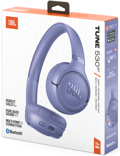 Handsfree Bluetooth JBL Tune 530BT, MultiPoint, A2DP, Paars