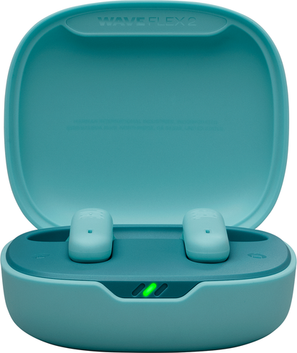 Handsfree Bluetooth JBL Wave Flex 2, TWS, ANC, MultiPoint, Blauw JBLWFLEX2BLU