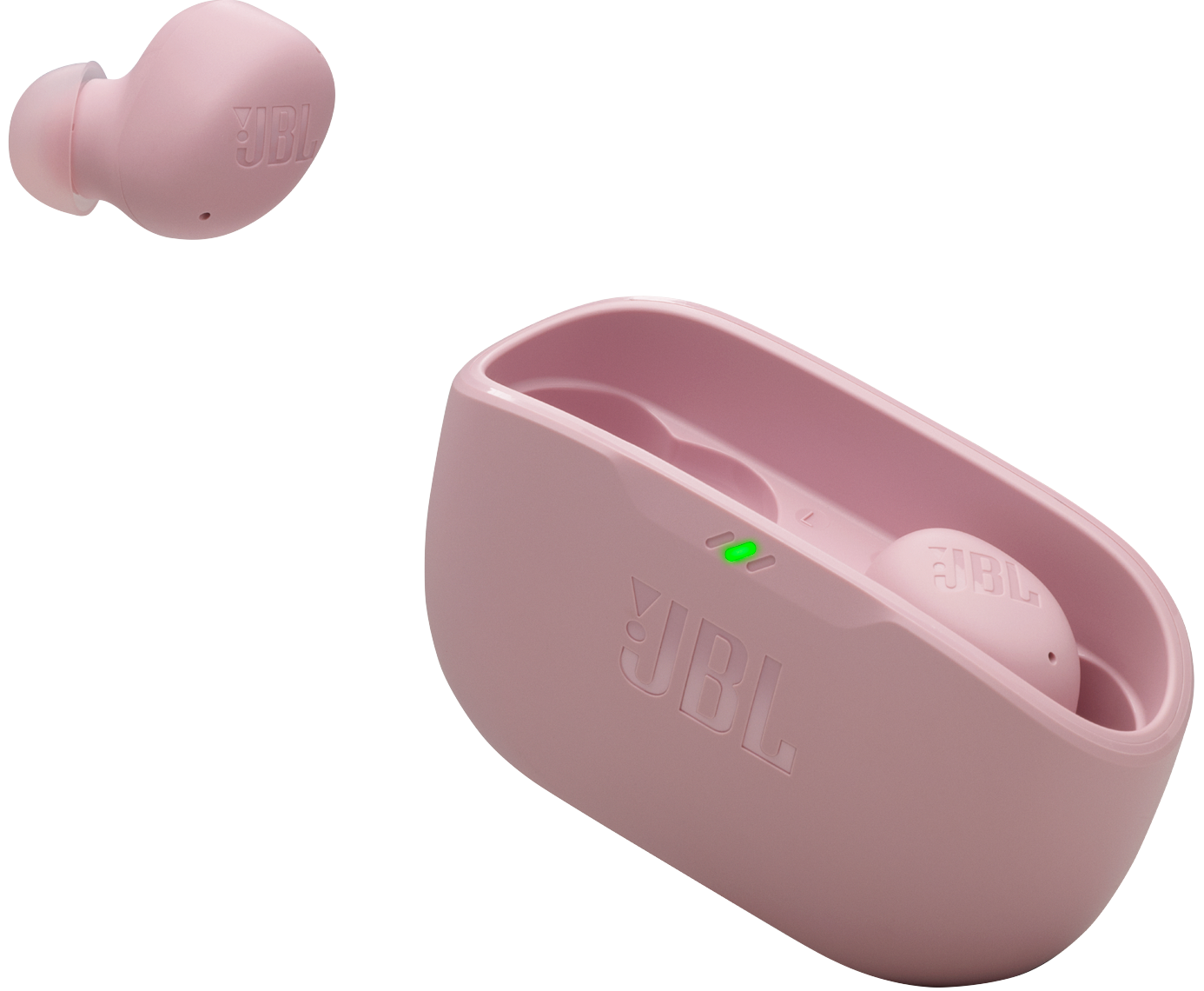 Handsfree Bluetooth JBL Wave Buds 2, TWS, ANC, MultiPoint, Roze JBLWBUDS2PIK