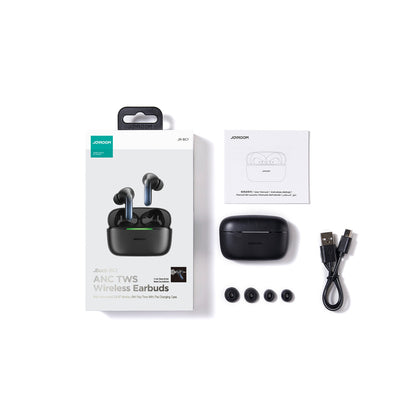 Handsfree Bluetooth Joyroom JR-BC1, TWS, ANC, Zwart
