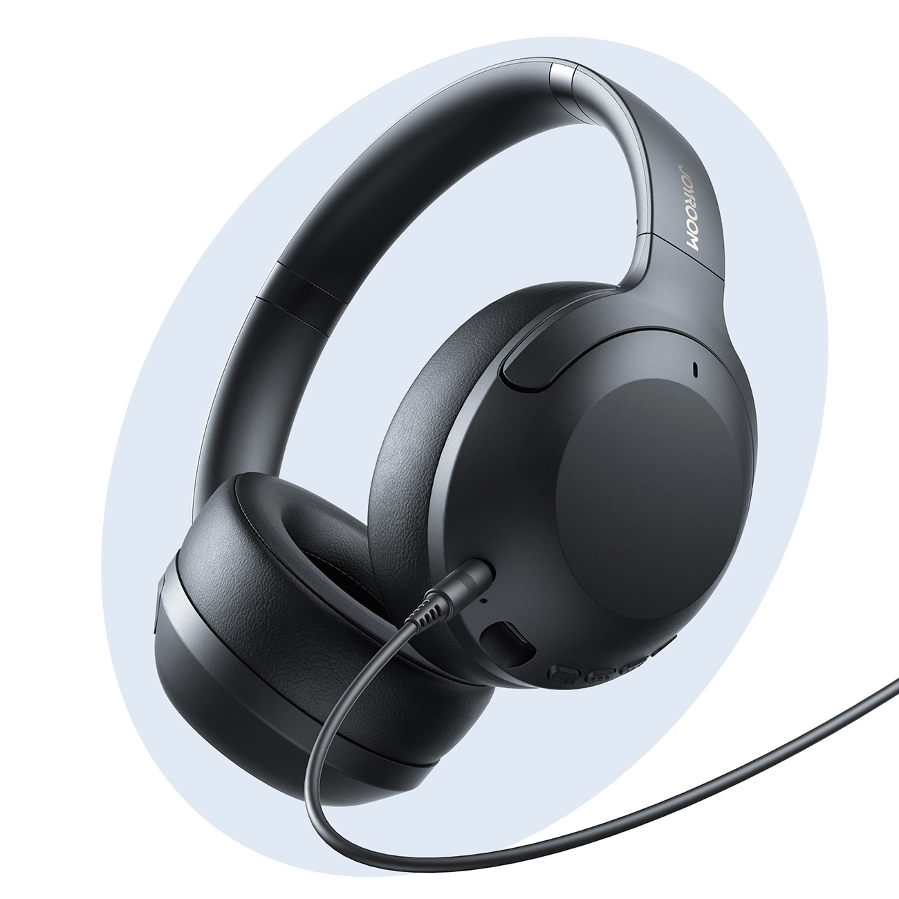 Handsfree Bluetooth Joyroom JR-JH2, A2DP, ANC, Zwart