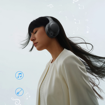 Handsfree Bluetooth Joyroom JR-JH2, A2DP, ANC, Zwart