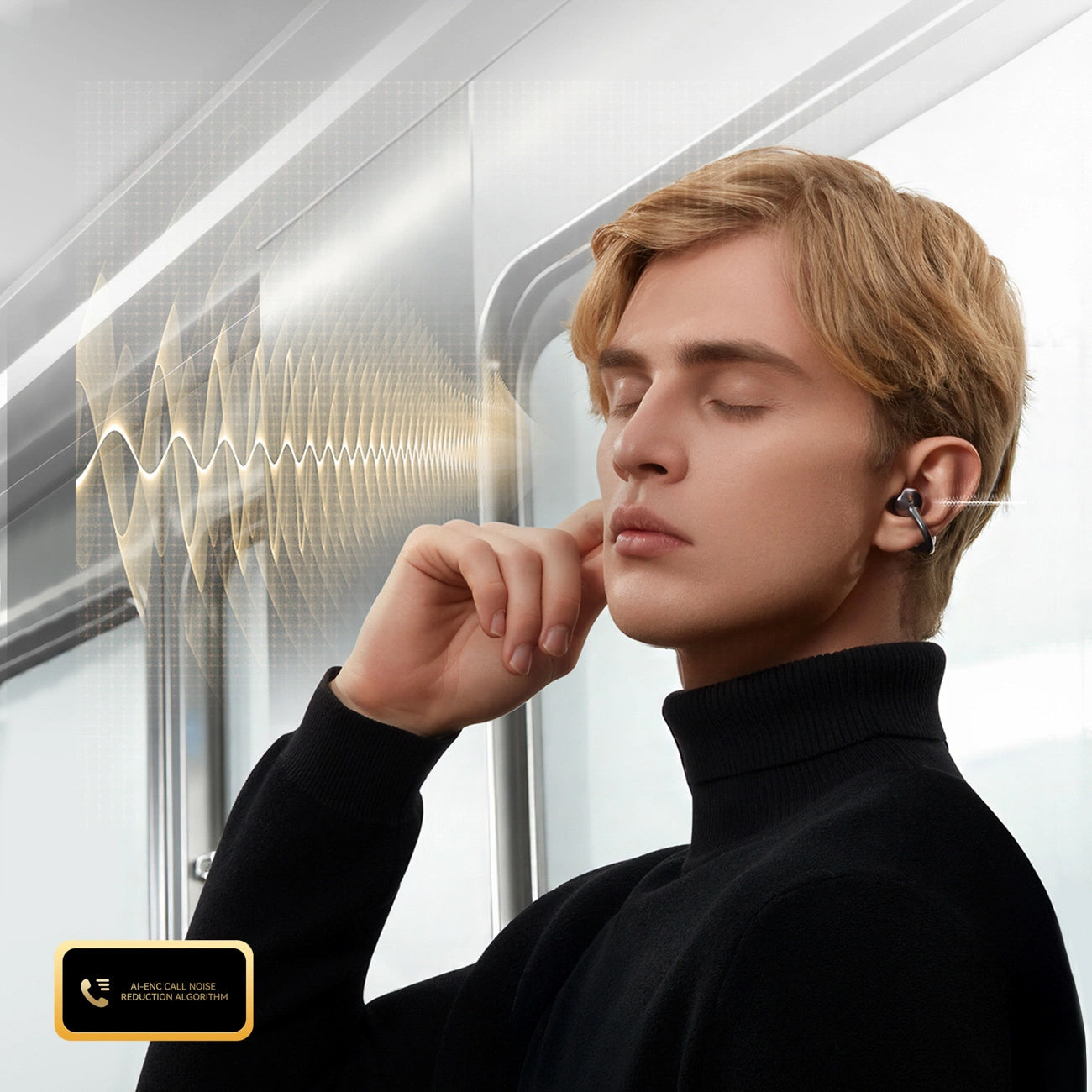 Handsfree Bluetooth Joyroom Openfree JR-OE3, TWS, Zilver