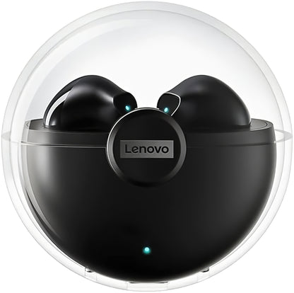 Handsfree Bluetooth Lenovo LP80, TWS, Zwart 