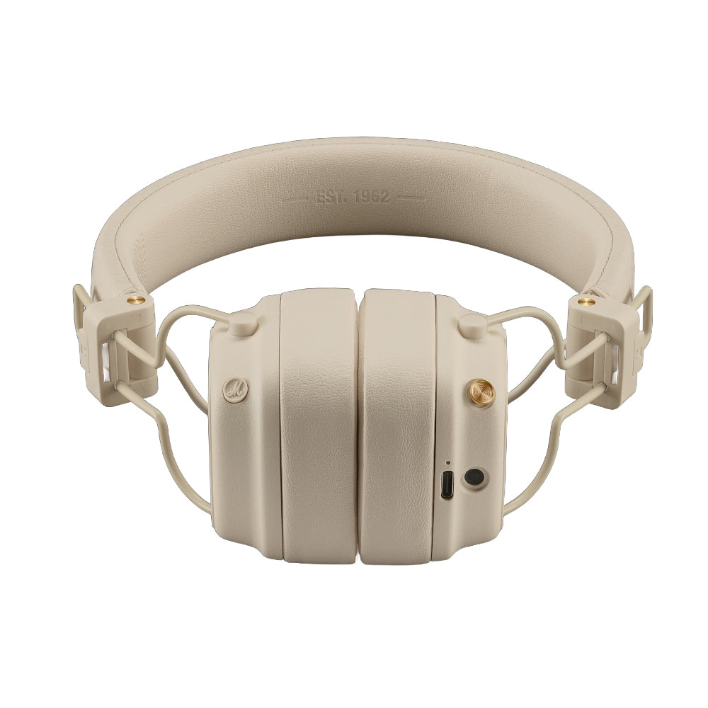 Handsfree Bluetooth Marshall Major V, A2DP, Wit