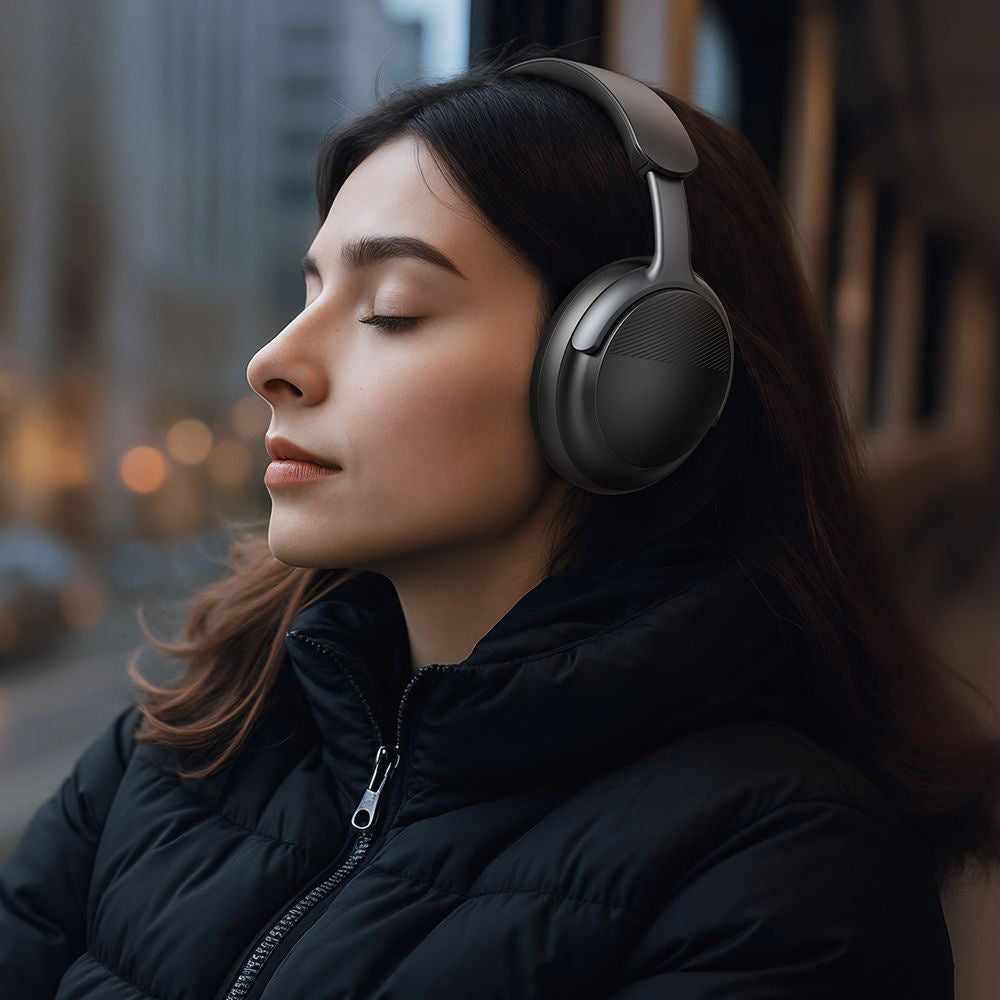Handsfree Bluetooth McDodo HP-1420 T02, A2DP, ANC, Zwart