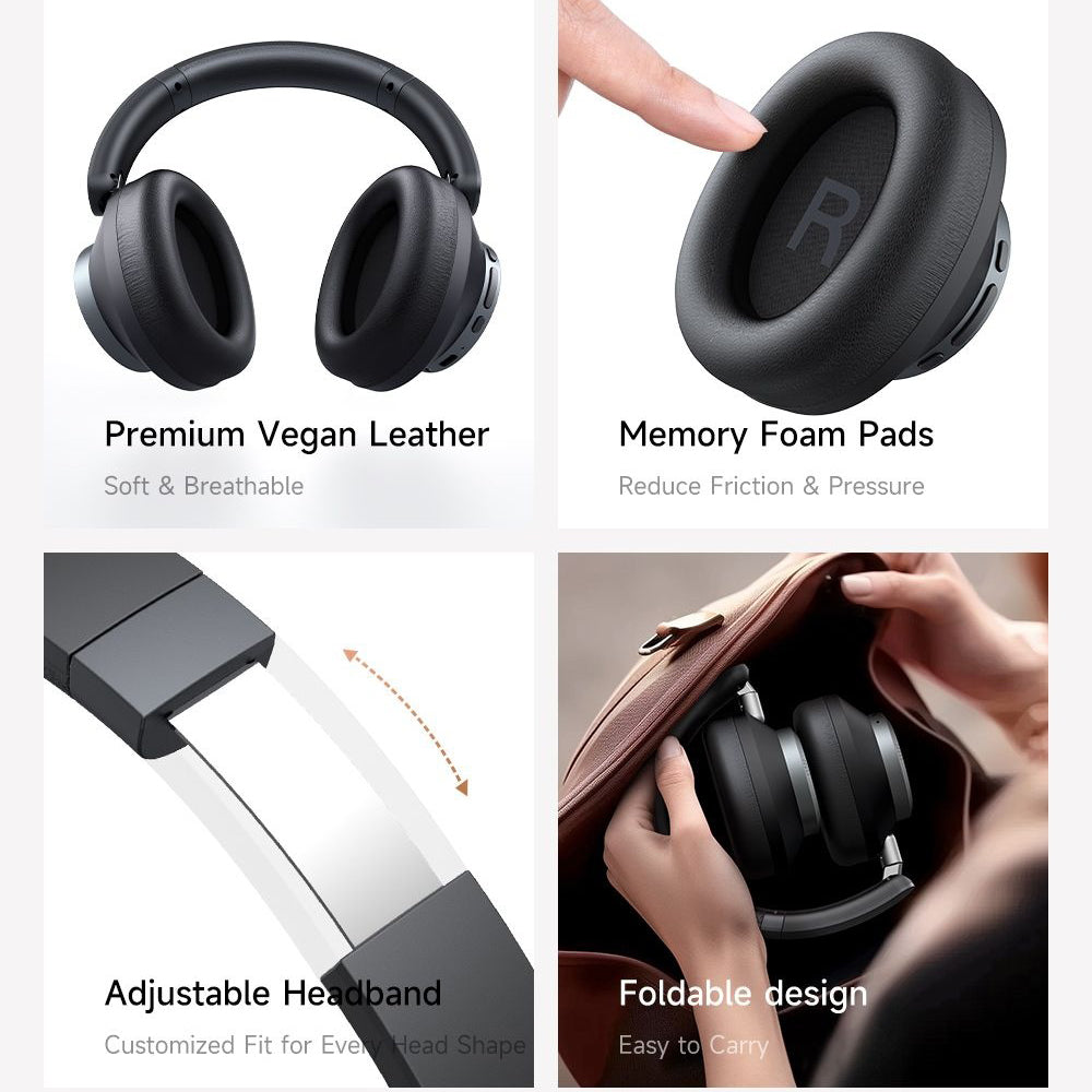 Handsfree Bluetooth McDodo HP-5820 T03, A2DP, ANC, Zwart