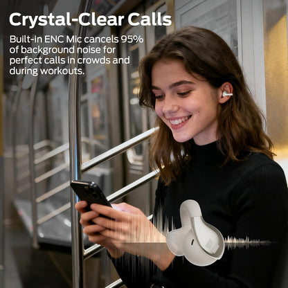 Handsfree Bluetooth Monster AC225, TWS, Lichtcrème