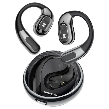 Handsfree Bluetooth Monster AC330 AI Vertaling, TWS, Zwart
