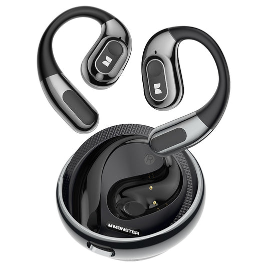 Handsfree Bluetooth Monster AC330 AI Vertaling, TWS, Zwart