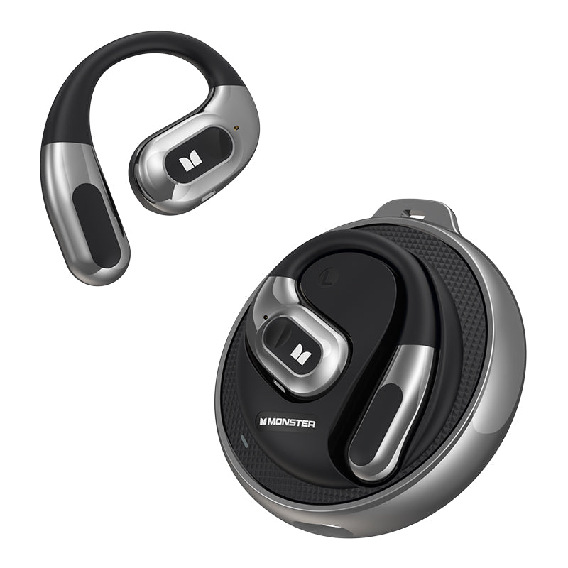 Handsfree Bluetooth Monster AC330 AI Vertaling, TWS, Zwart