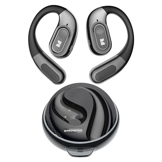Handsfree Bluetooth Monster AC330 AI Vertaling, TWS, Zwart