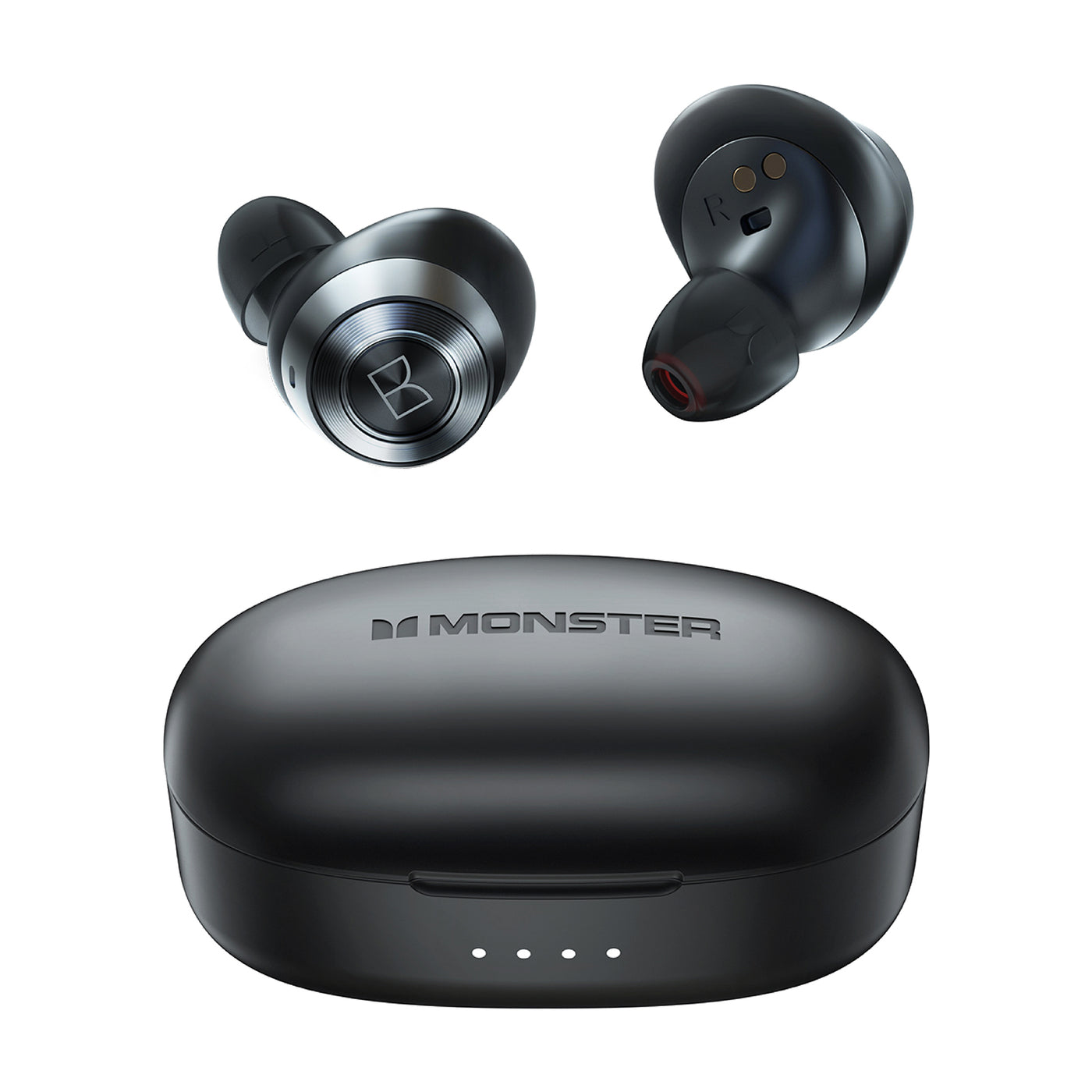 Handsfree Bluetooth Monster Achieve 100 AirLinks, TWS, Zwart