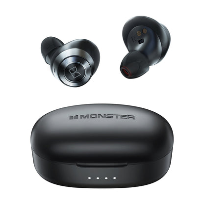Handsfree Bluetooth Monster Achieve 100 AirLinks, TWS, Zwart