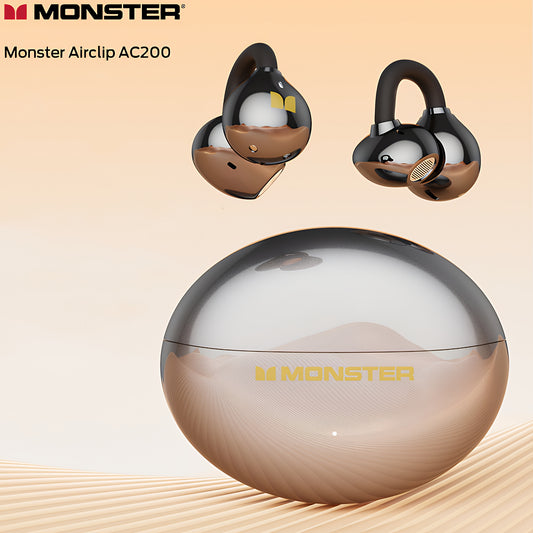Handsfree Bluetooth Monster AirClip AC200, TWS, Zwart