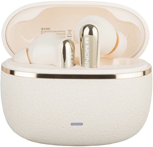 Handsfree Bluetooth Monster Clarity 200, TWS, ANC, Lichtcrème