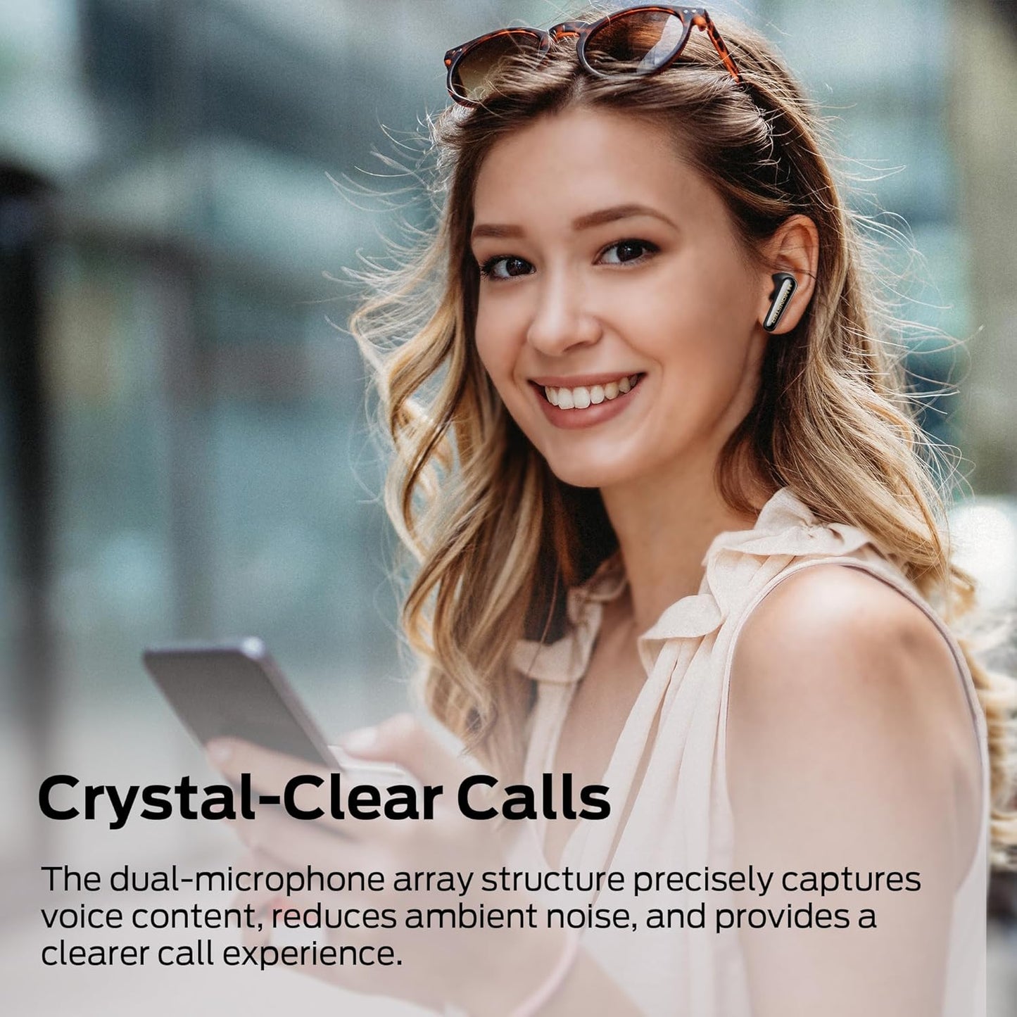 Bluetooth Handsfree Monster Clarity 200, TWS, ANC, Zwart
