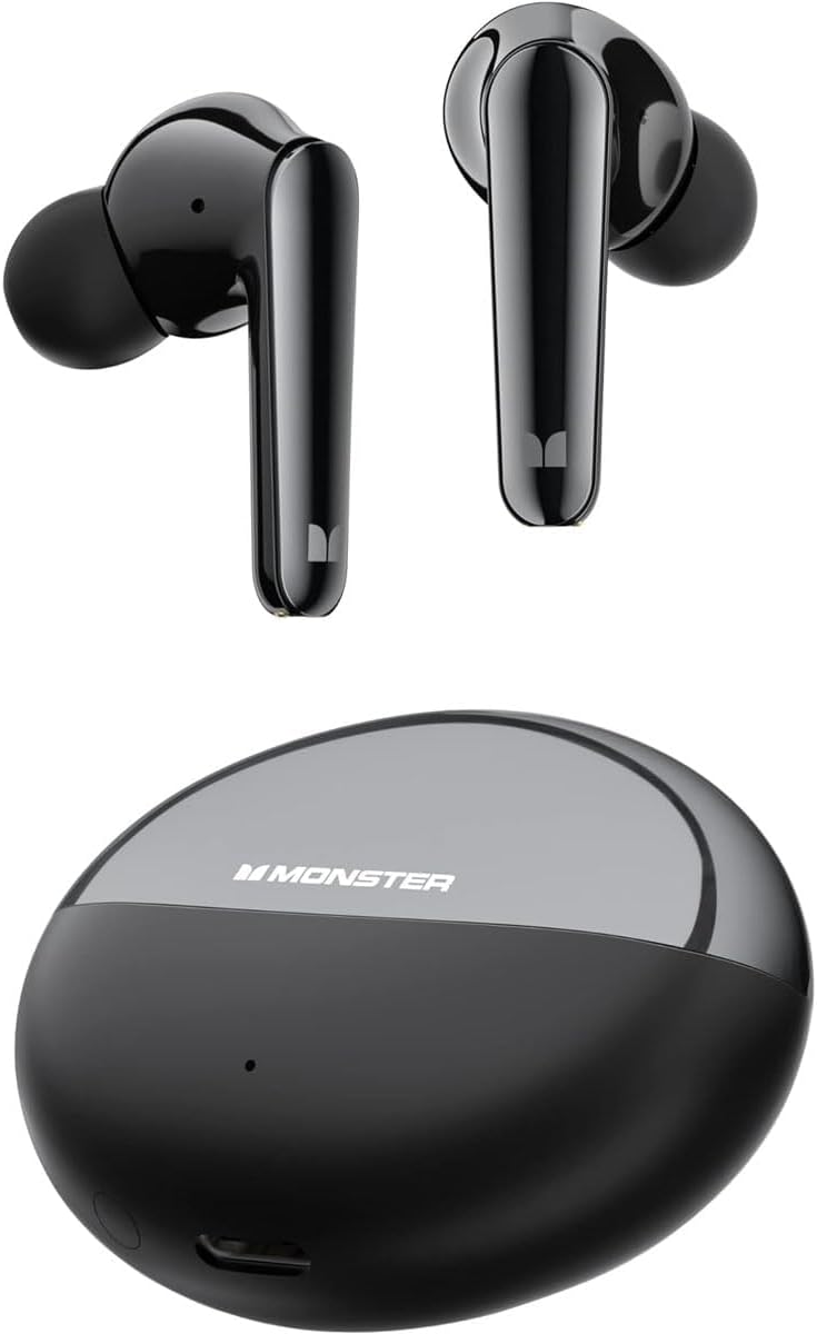 Handsfree Bluetooth Monster N-Lite 203 AirLinks, TWS, Zwart