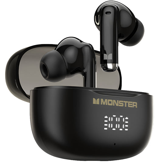 Handsfree Bluetooth Monster N-Lite 300, TWS, Zwart