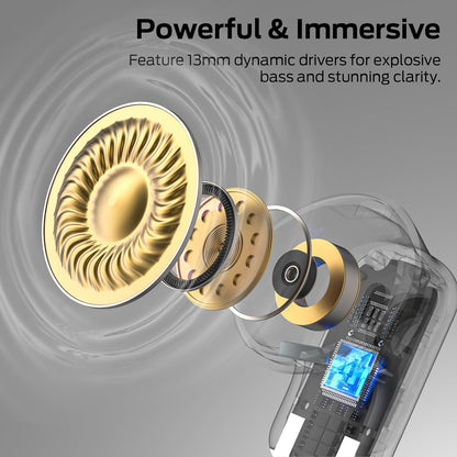 Handsfree Bluetooth Monster N-Lite 217, TWS, Zwart