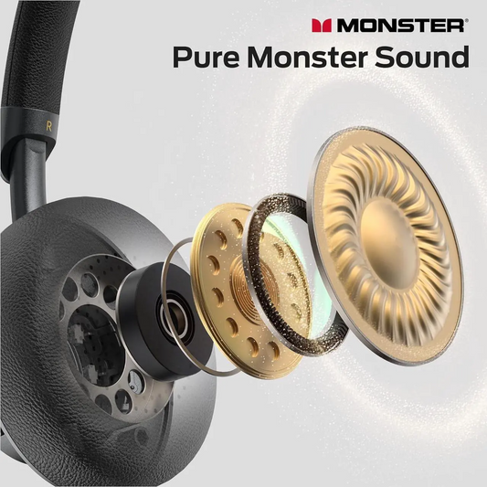 Handsfree Bluetooth Monster N-tune mini 02, A2DP, ANC, Zwart