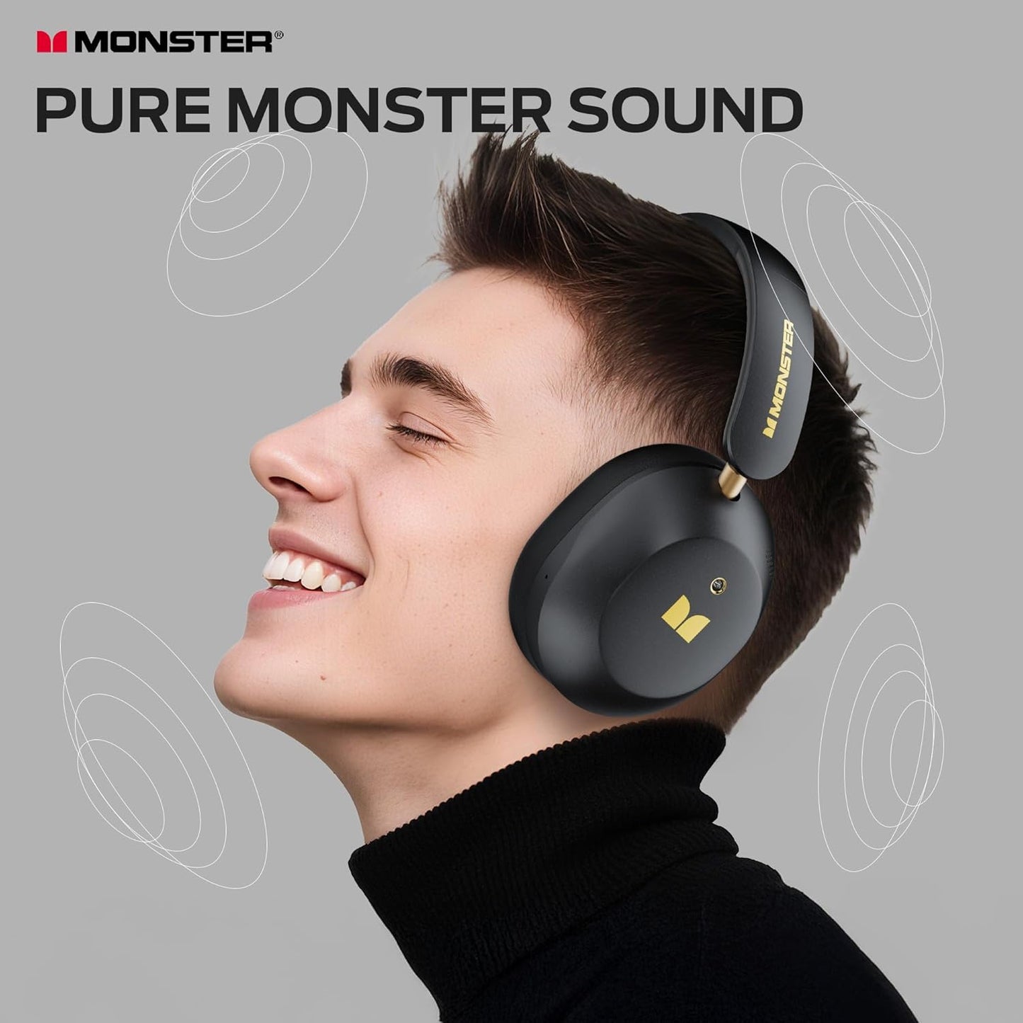Handsfree Bluetooth Monster Persona 6th, MultiPoint, A2DP, ANC, Zwart