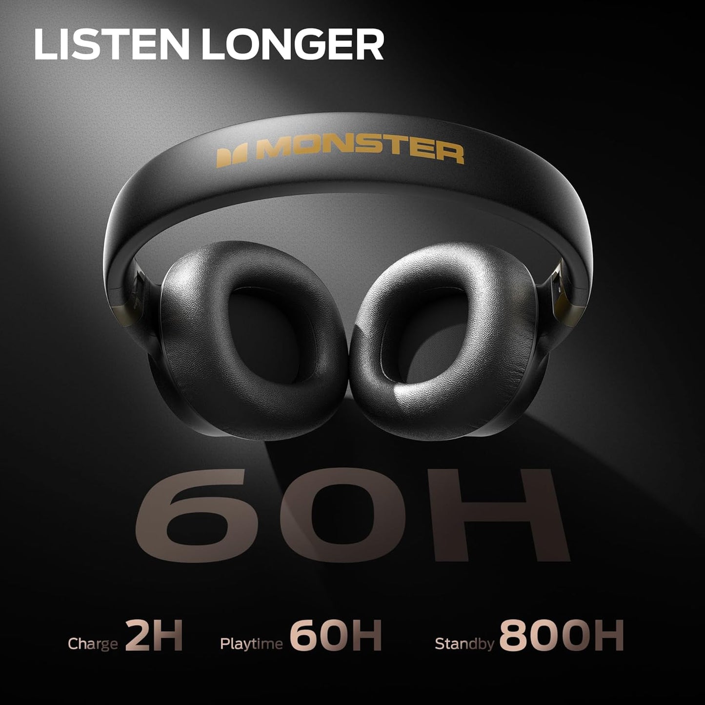 Handsfree Bluetooth Monster Persona SE, A2DP, ANC, Zwart