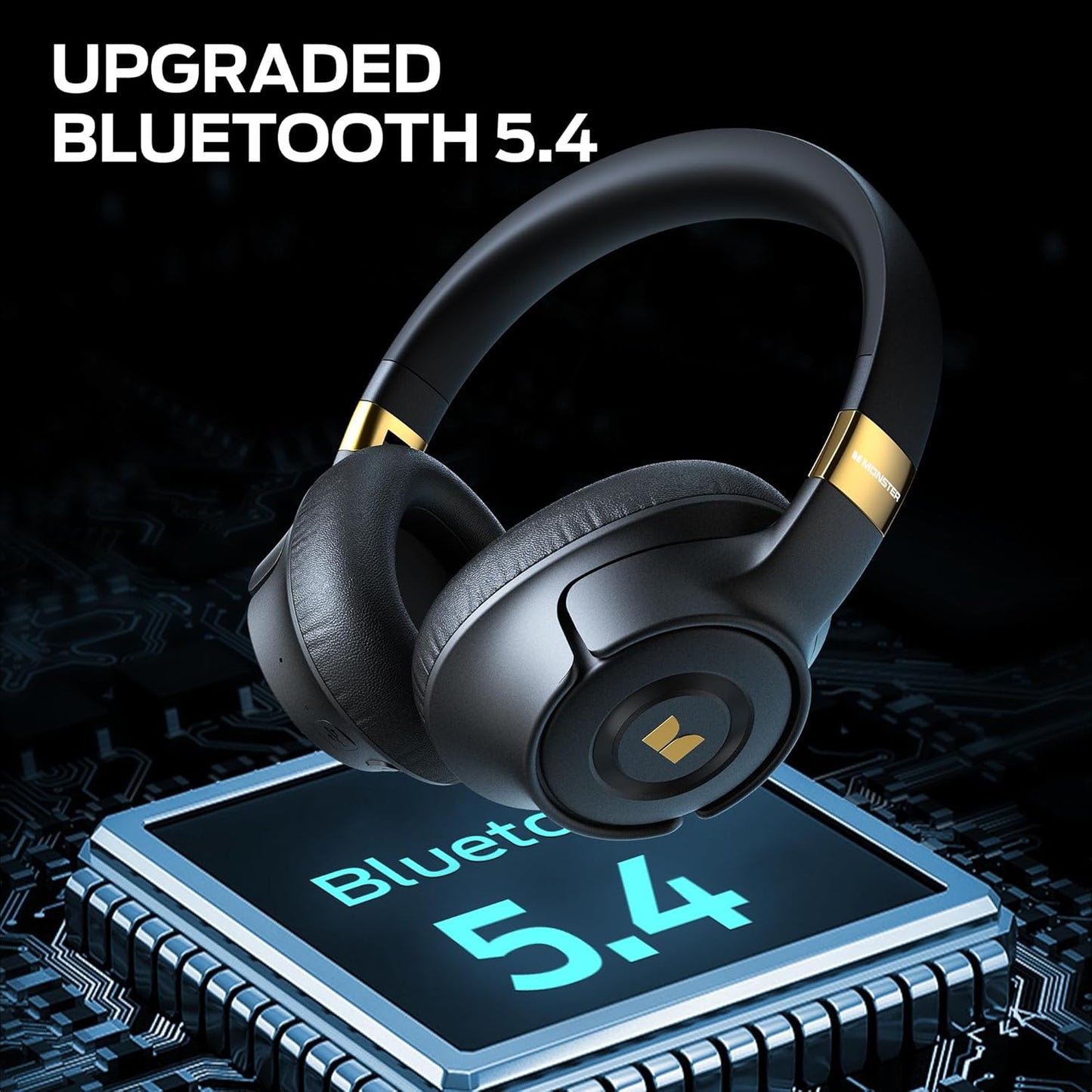 Handsfree Bluetooth Monster Persona SE, A2DP, ANC, Zwart